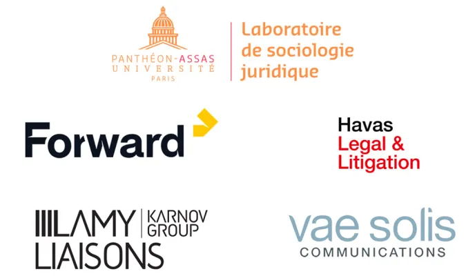 Logo des partenaires du M2 Communication sociologie du droit et de la justice