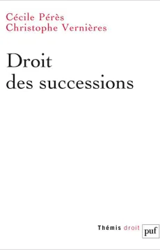 Couverture de l'ouvrage Droit des successions