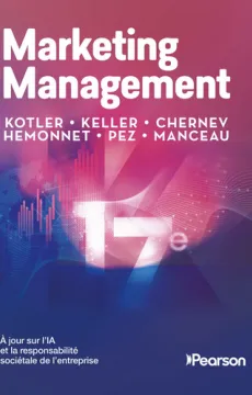 Couverture de l'ouvrage Marketing Management, 17e édition, à jour sur l'IA et la responsabilité sociétale de l'entreprise