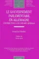 Le gouvernement parlementaire en Allemagne